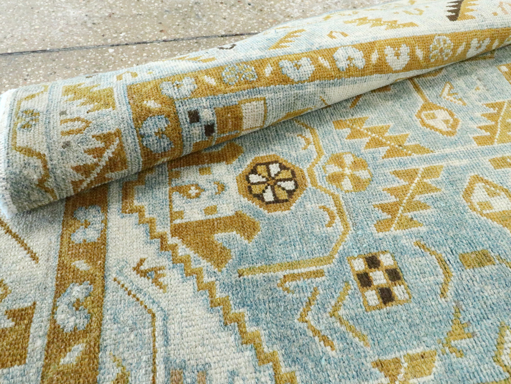 Vintage Persian Malayer Accent Rug, No.28578 - Galerie Shabab