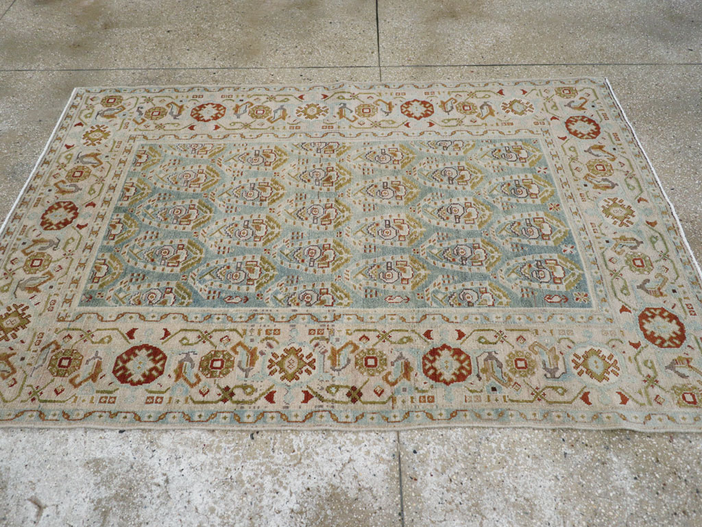 Vintage Persian Malayer Accent Rug (Pair: 2 of 2), No.28580 - Galerie Shabab