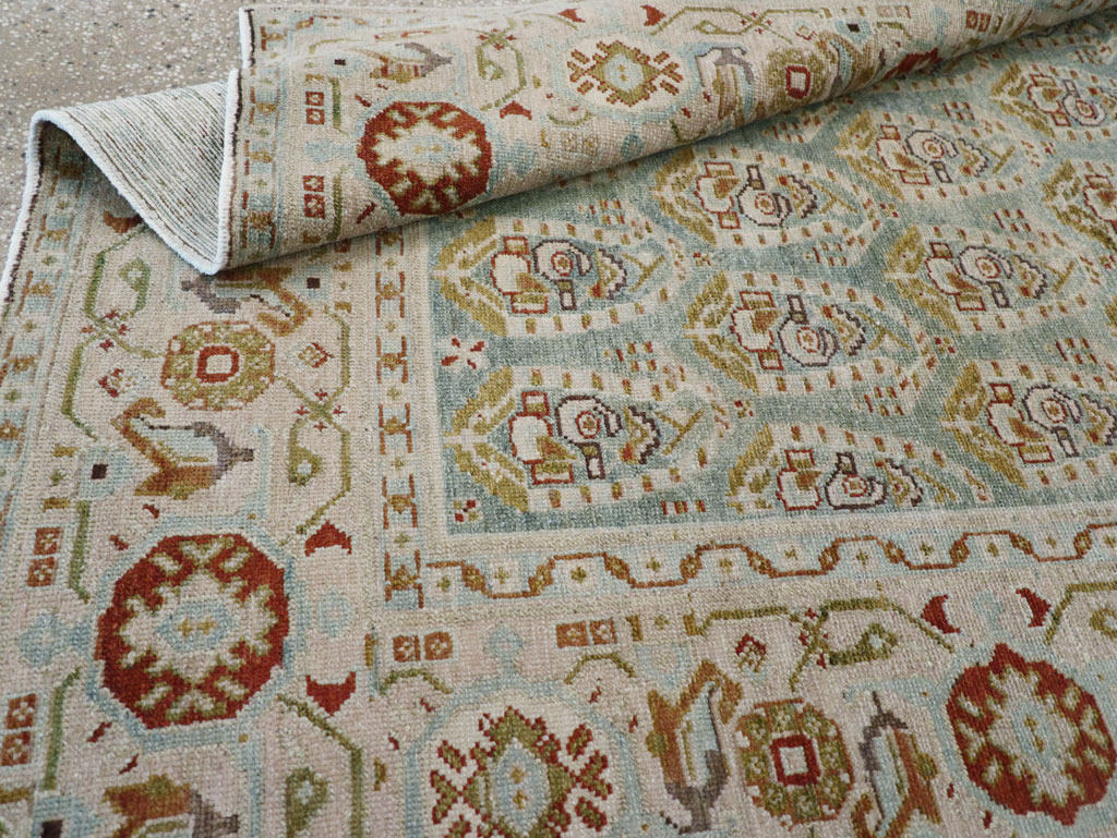 Vintage Persian Malayer Accent Rug (Pair: 2 of 2), No.28580 - Galerie Shabab