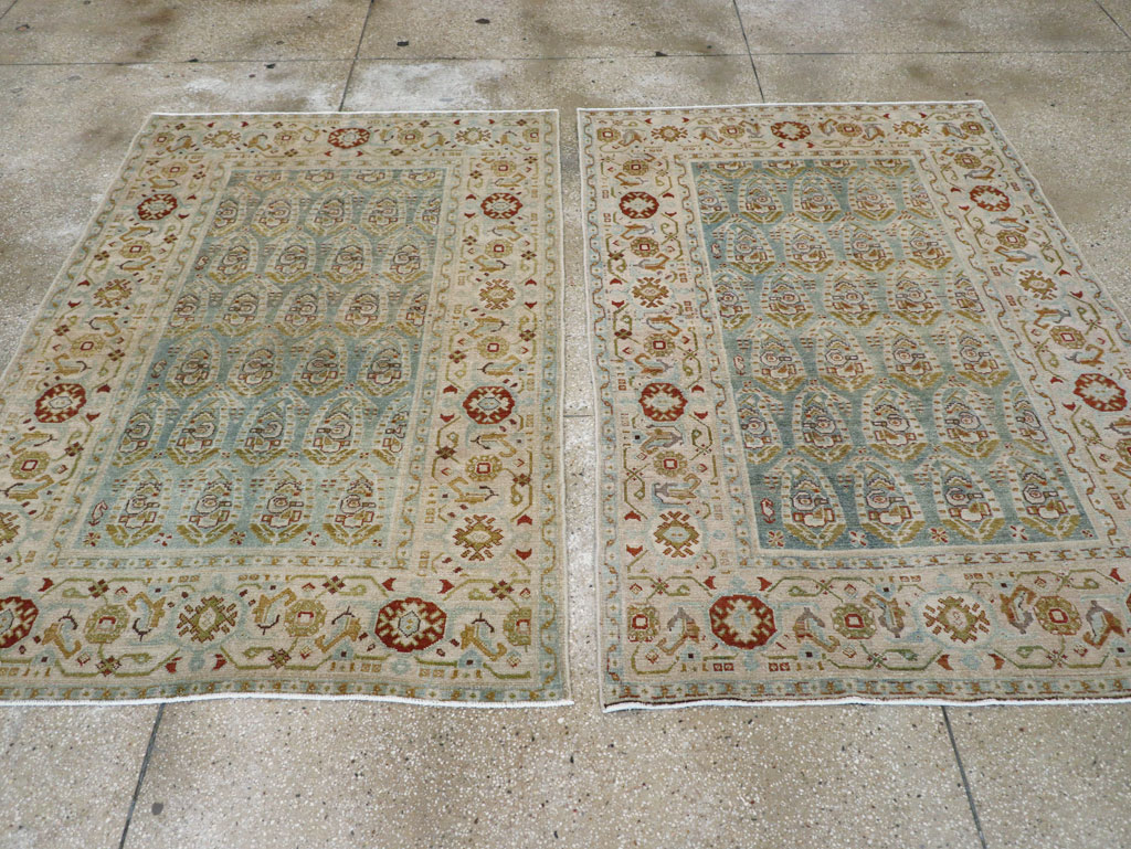 Vintage Persian Malayer Accent Rug (Pair: 2 of 2), No.28580 - Galerie Shabab