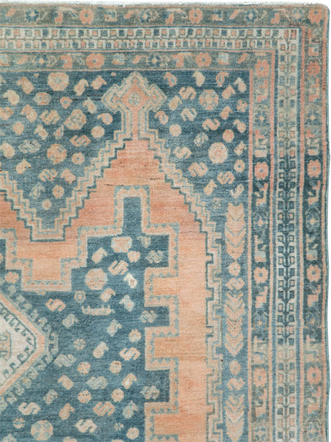 Vintage Persian Afshar Accent Rug, No.28582 - Galerie Shabab