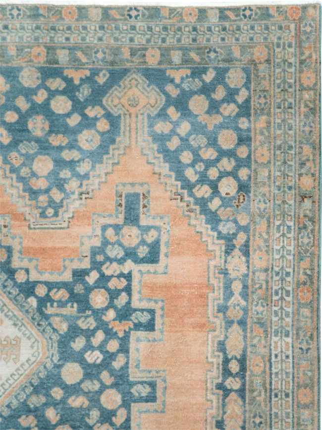 Vintage Persian Afshar Accent Rug, No.28582 - Galerie Shabab