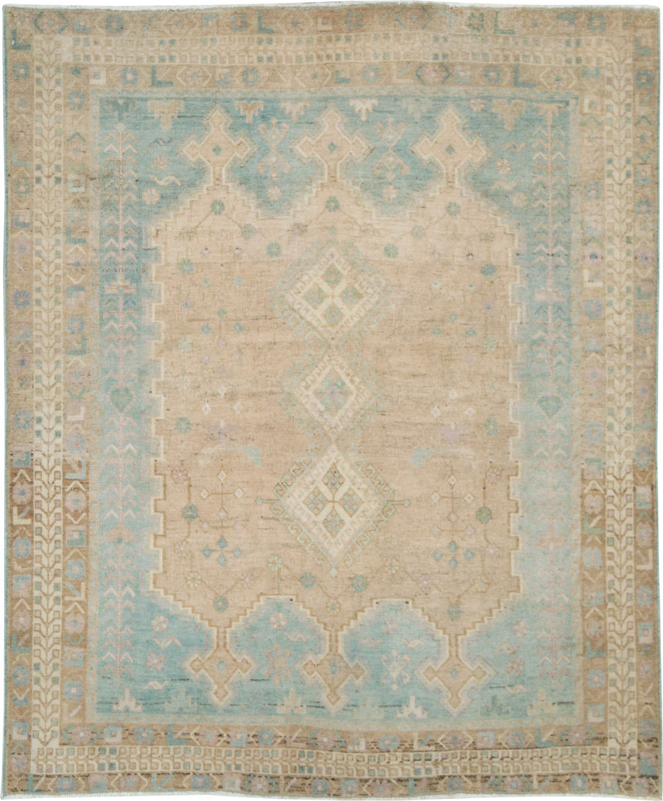 Vintage Persian Afshar Tribal Accent Rug, No.28583 - Galerie Shabab
