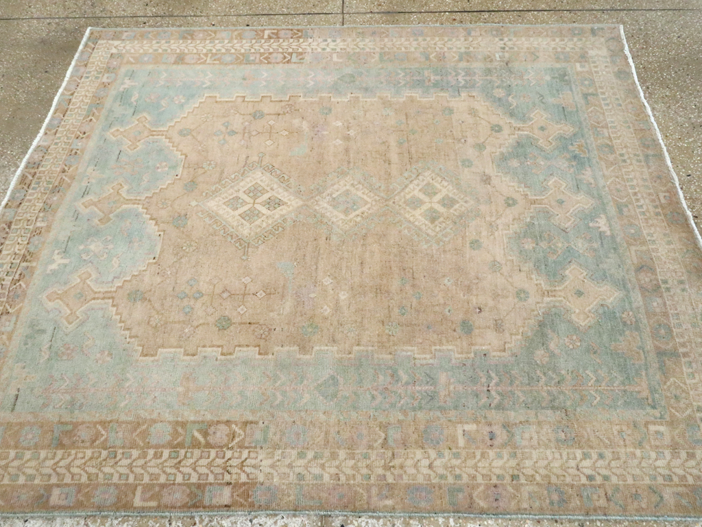 Vintage Persian Afshar Tribal Accent Rug, No.28583 - Galerie Shabab