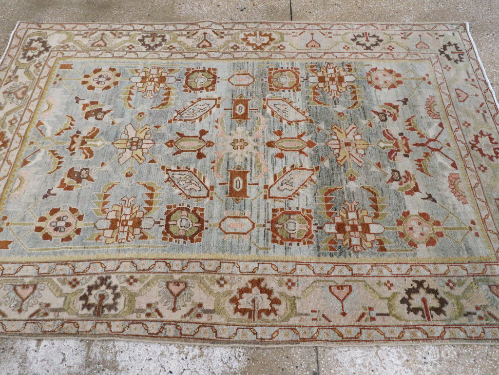 Vintage Persian Malayer Accent Rug, No.28585 - Galerie Shabab