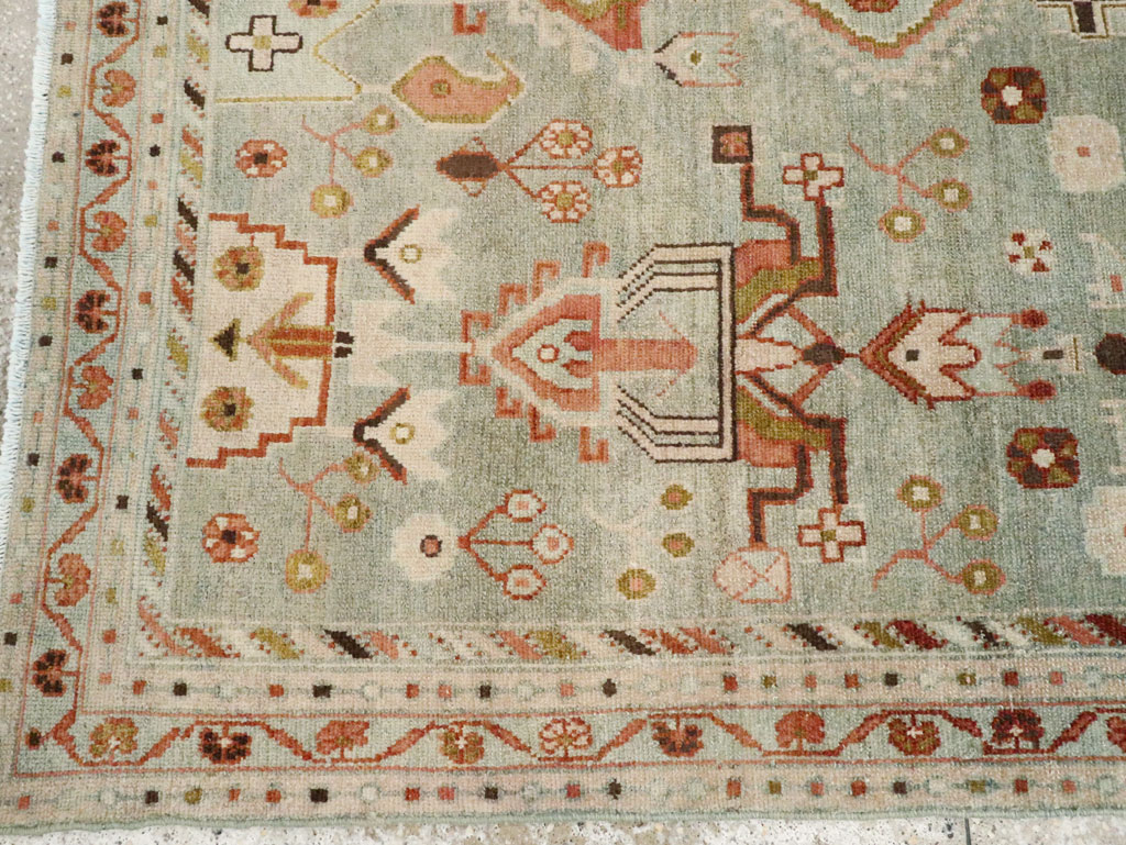 Vintage Persian Malayer Accent Rug, No.28586 - Galerie Shabab
