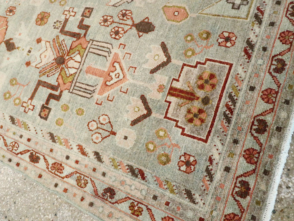 Vintage Persian Malayer Accent Rug, No.28586 - Galerie Shabab