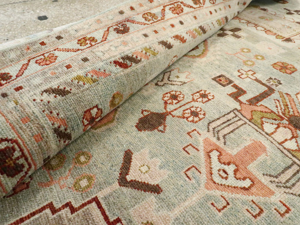 Vintage Persian Malayer Accent Rug, No.28586 - Galerie Shabab