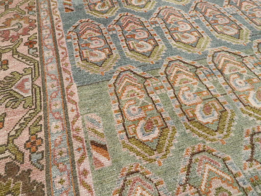 Vintage Persian Malayer Accent Rug, No.28587 - Galerie Shabab