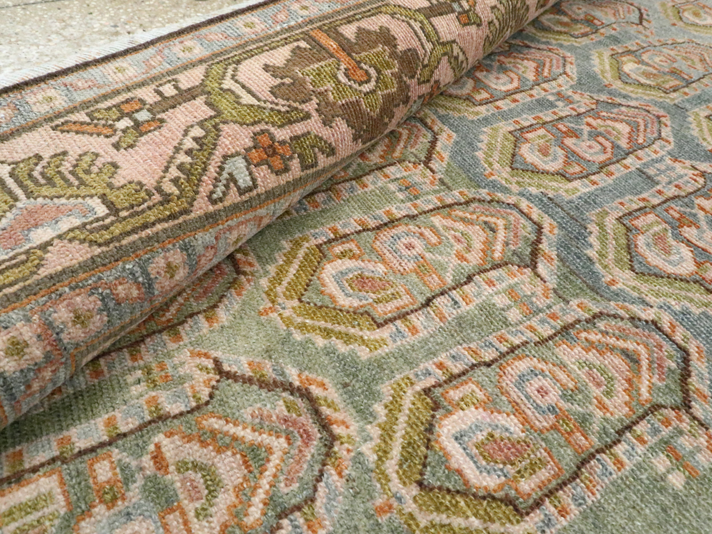 Vintage Persian Malayer Accent Rug, No.28587 - Galerie Shabab