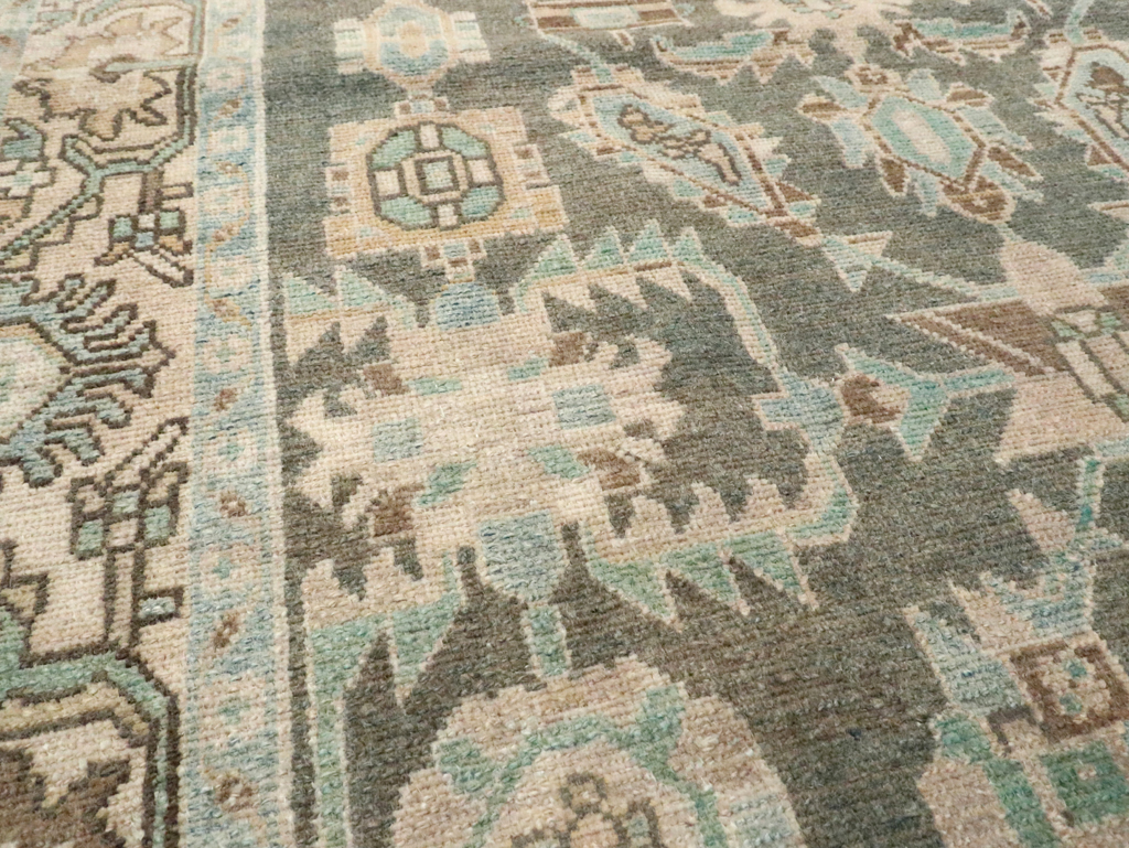 Vintage Persian Malayer Accent Rug, No.28589 - Galerie Shabab