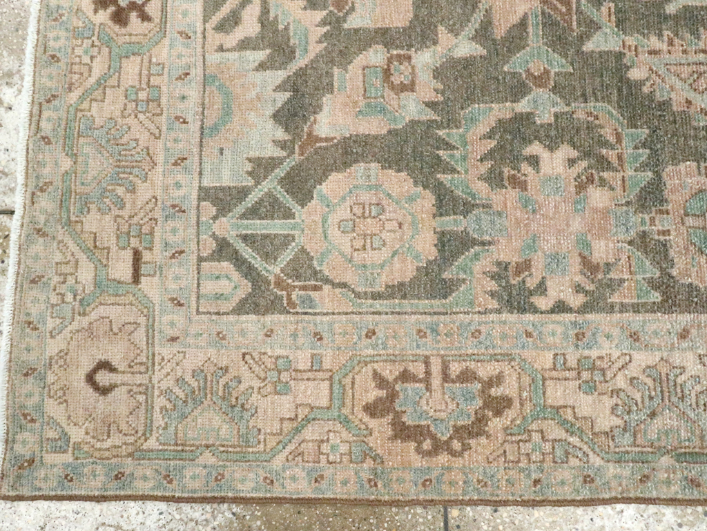 Vintage Persian Malayer Accent Rug, No.28589 - Galerie Shabab