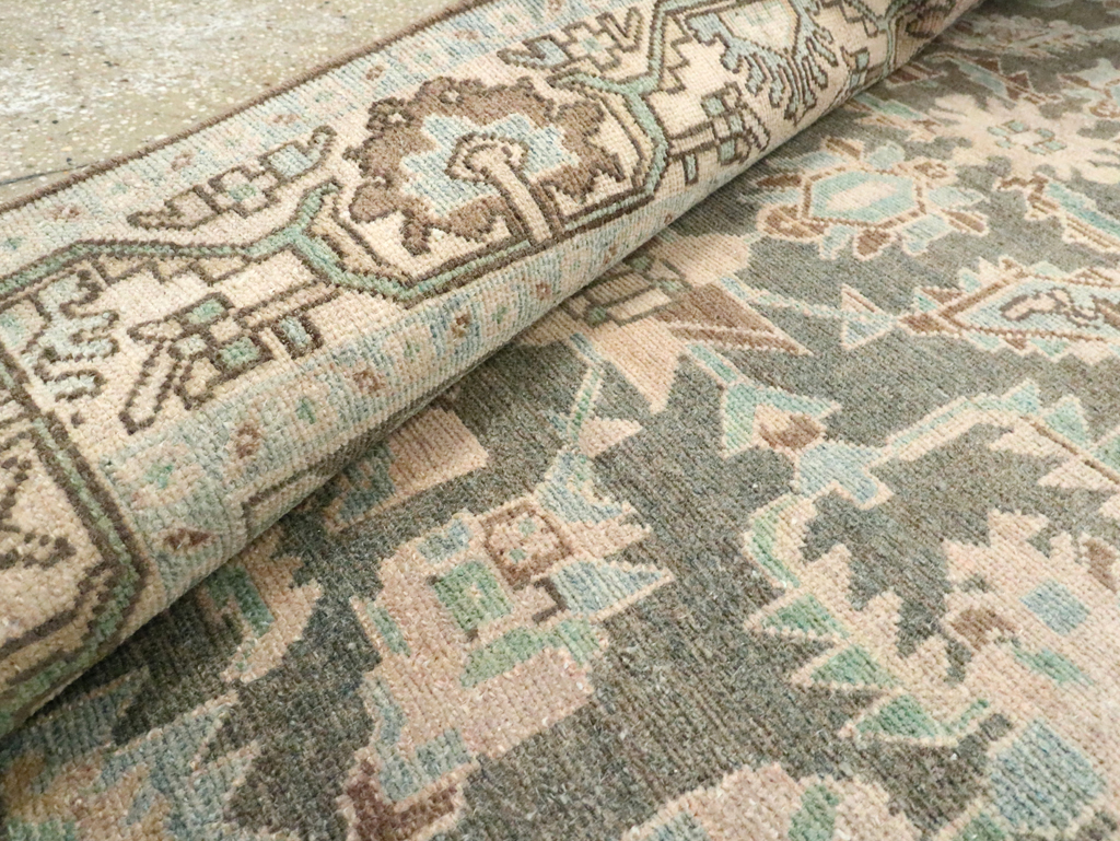 Vintage Persian Malayer Accent Rug, No.28589 - Galerie Shabab