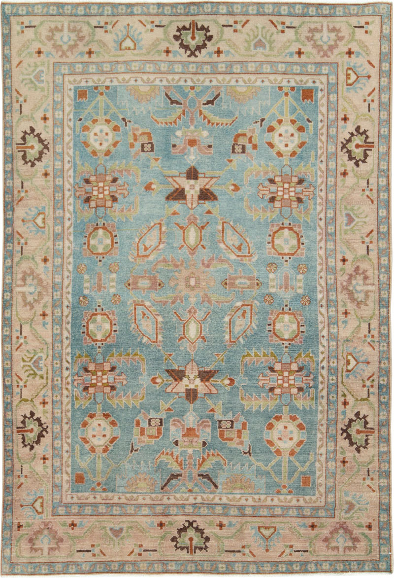 Vintage Persian Malayer Accent Rug (Pair: 1 of 2), No.28590 - Galerie Shabab