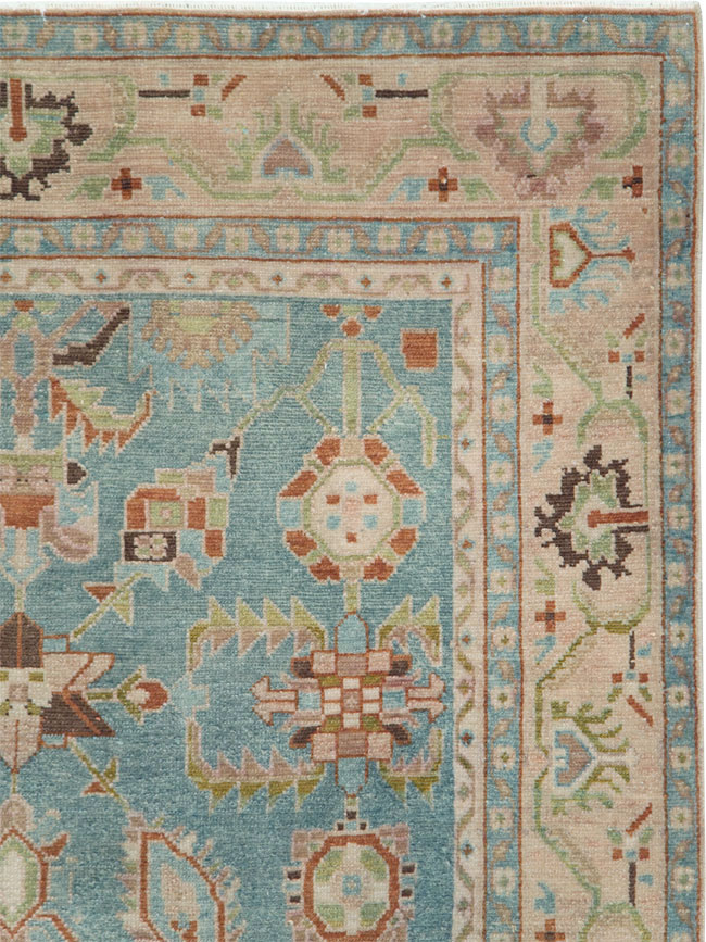 Vintage Persian Malayer Accent Rug (Pair: 1 of 2), No.28590 - Galerie Shabab