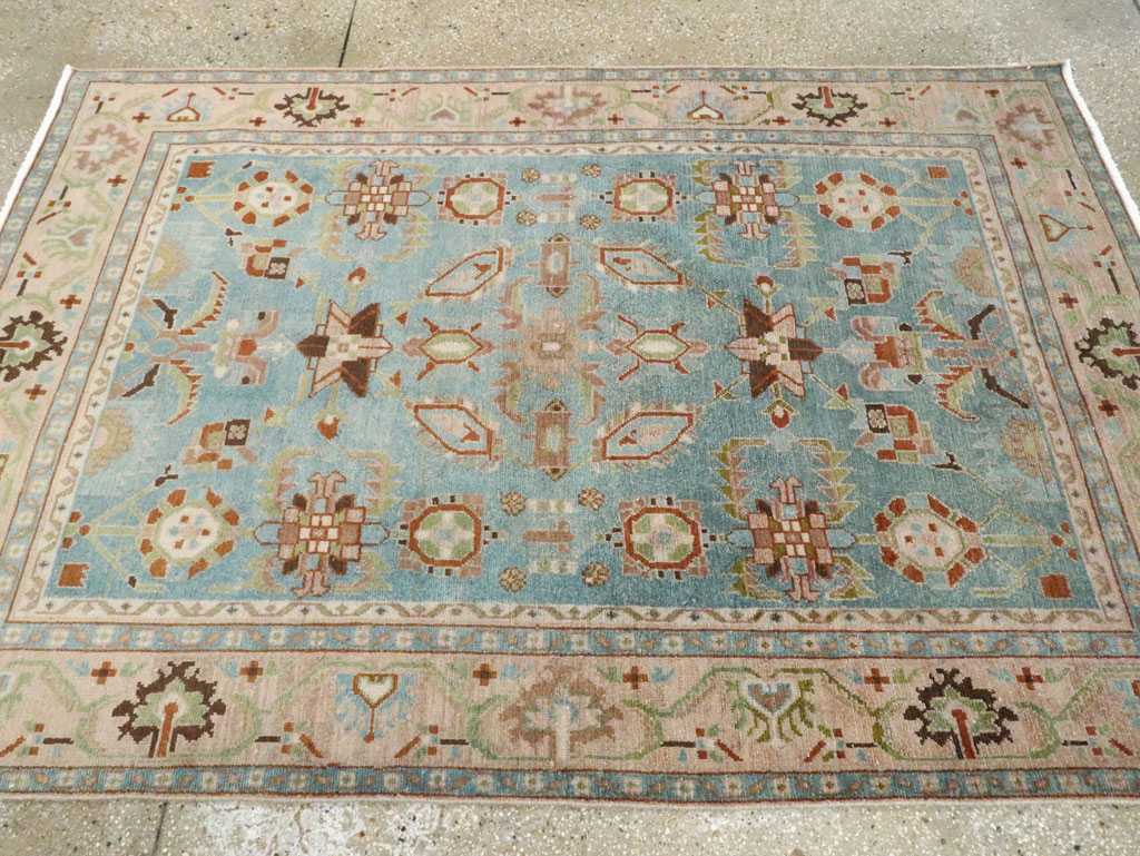 Vintage Persian Malayer Accent Rug (Pair: 1 of 2), No.28590 - Galerie Shabab