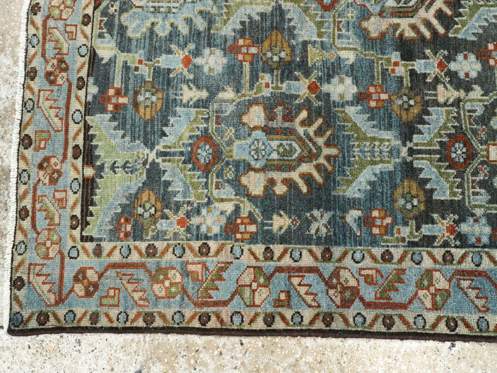 Vintage Persian Malayer Accent Rug, No.28591 - Galerie Shabab