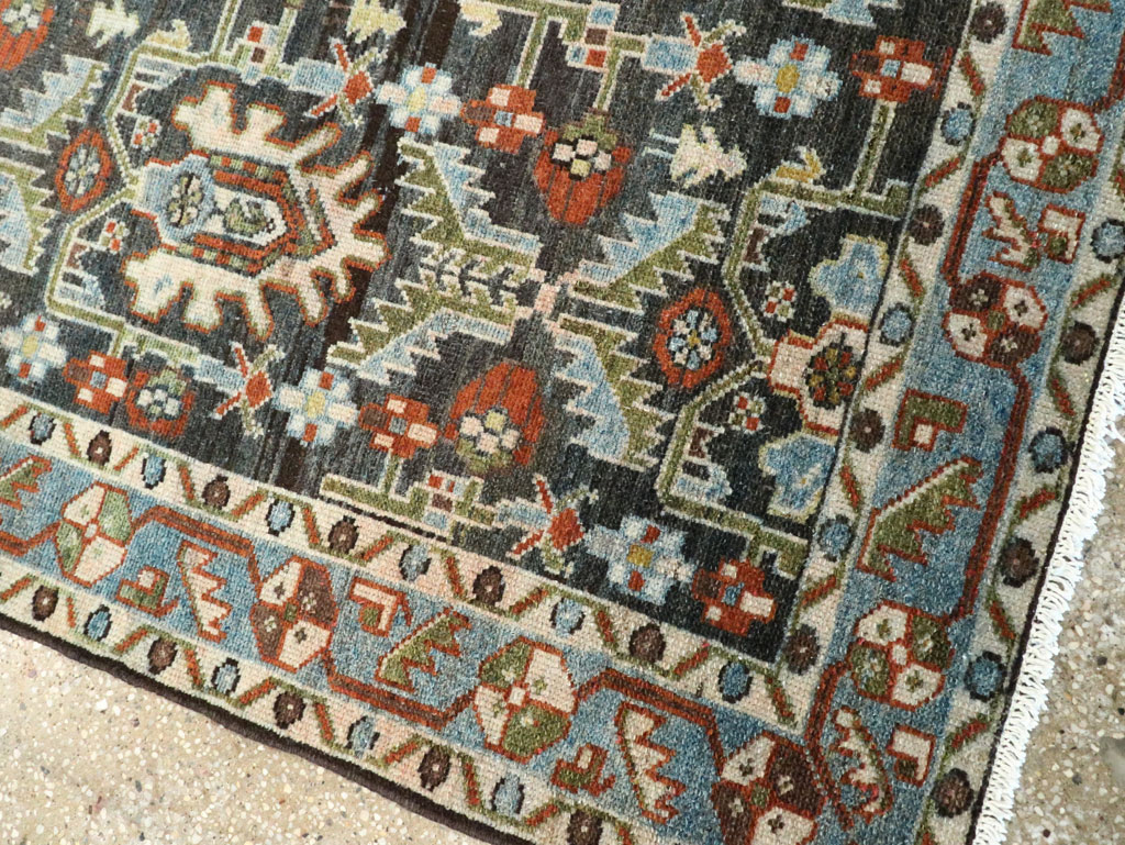 Vintage Persian Malayer Accent Rug, No.28591 - Galerie Shabab