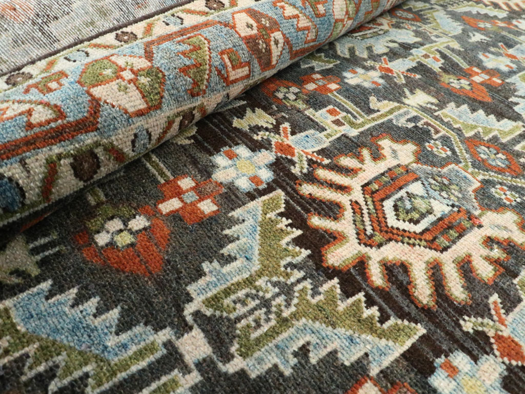 Vintage Persian Malayer Accent Rug, No.28591 - Galerie Shabab