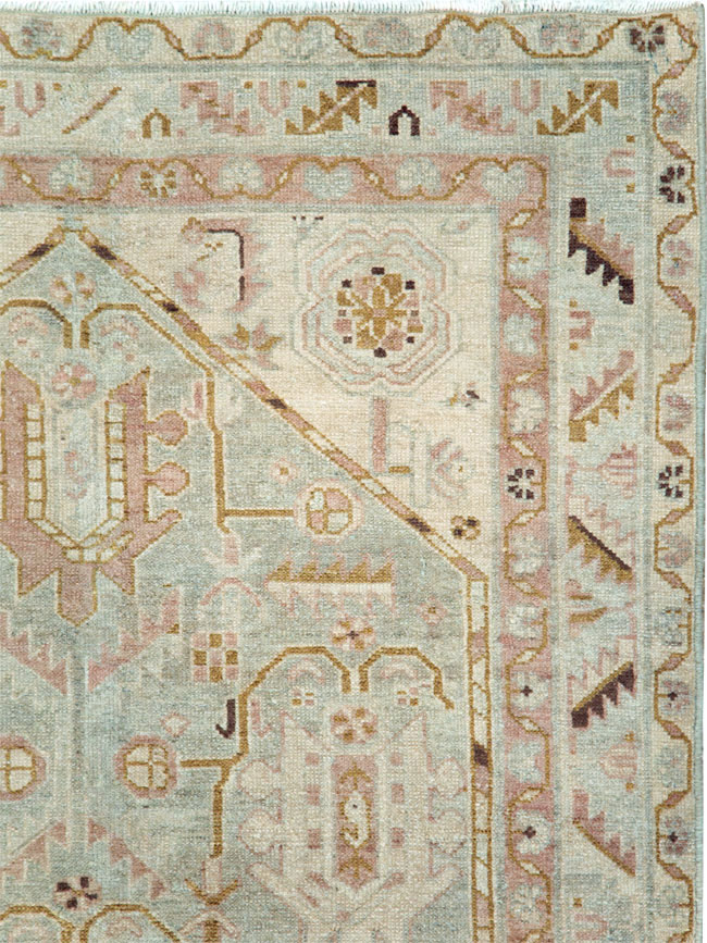 Vintage Persian Malayer Accent Rug, No.28593 - Galerie Shabab