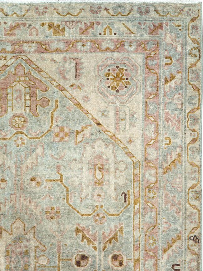 Vintage Persian Malayer Accent Rug, No.28593 - Galerie Shabab