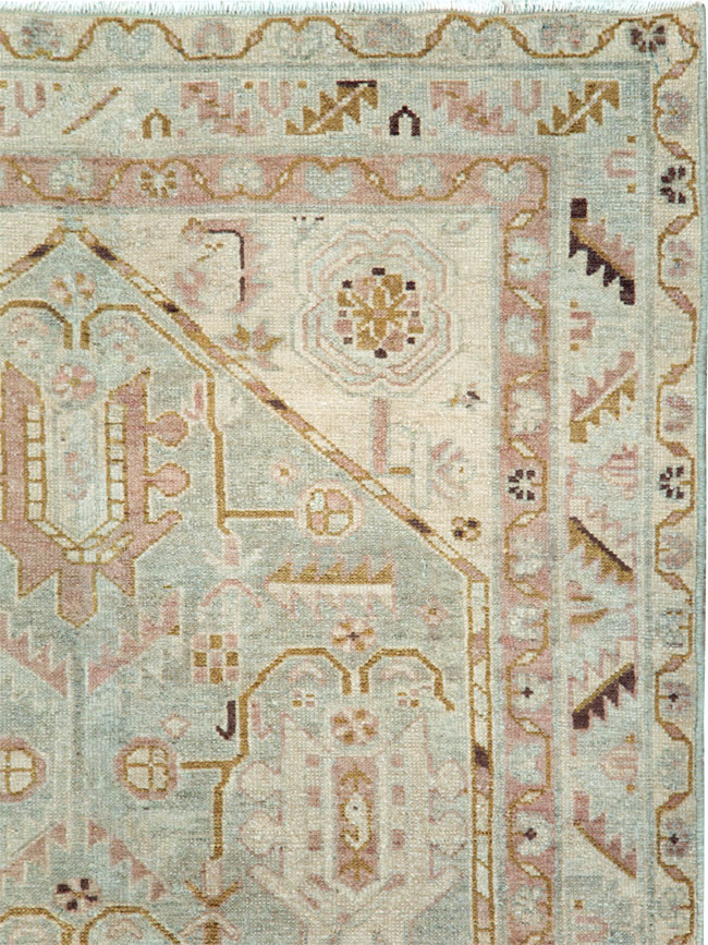 Vintage Persian Malayer Accent Rug, No.28593 - Galerie Shabab