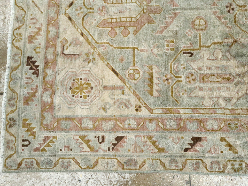 Vintage Persian Malayer Accent Rug, No.28593 - Galerie Shabab
