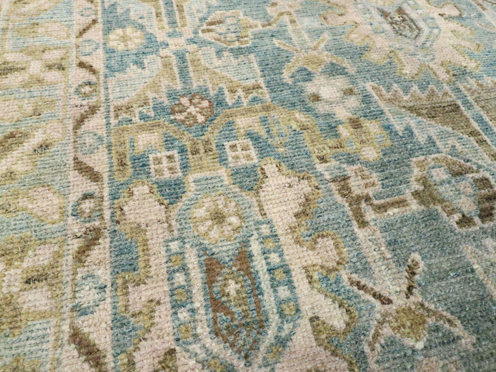 Vintage Persian Malayer Throw Rug, No.28596 - Galerie Shabab