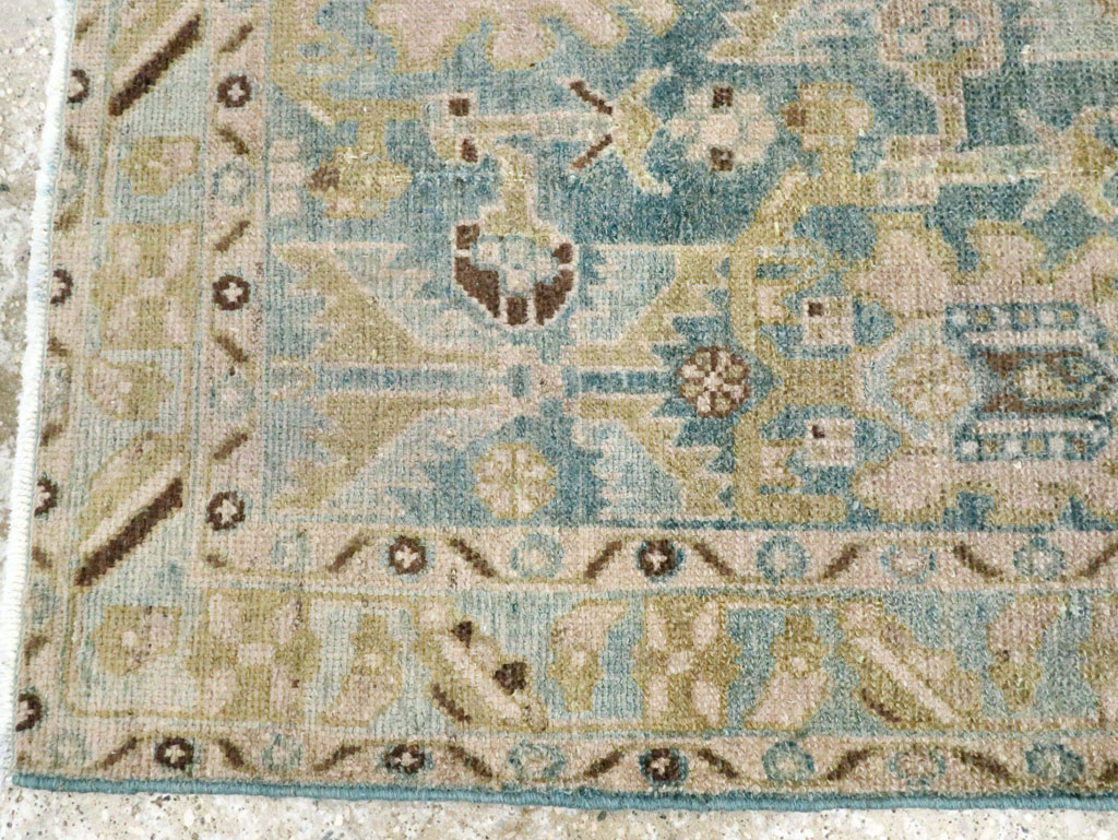 Vintage Persian Malayer Throw Rug, No.28596 - Galerie Shabab