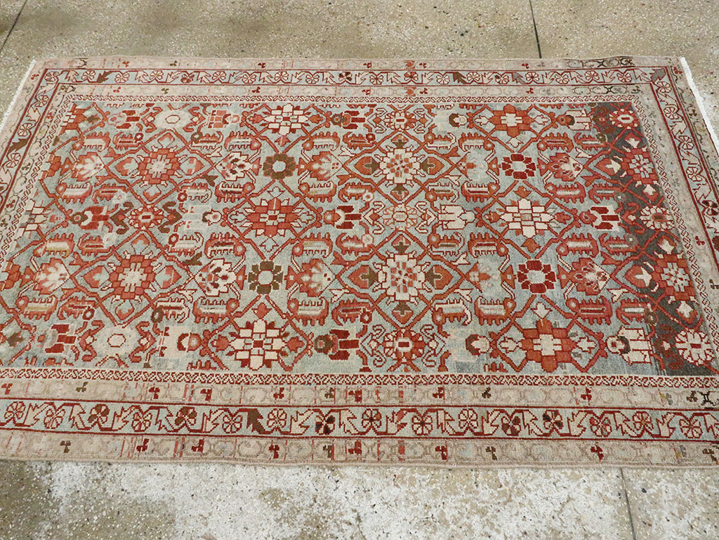 Vintage Persian Malayer Accent Rug, No.28597 - Galerie Shabab