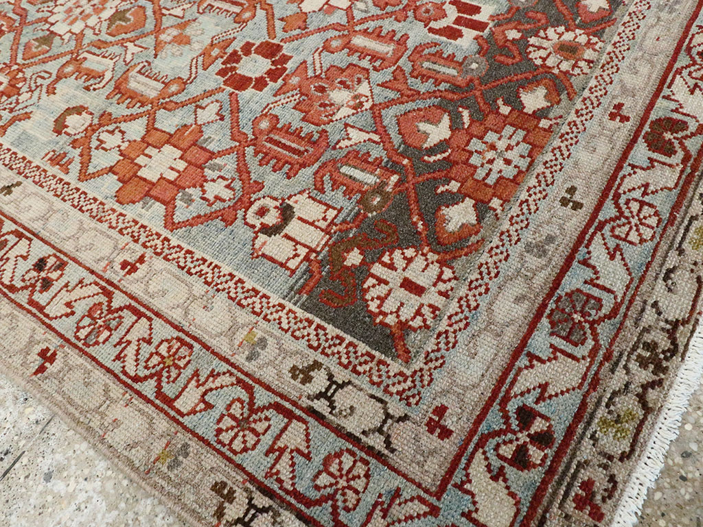 Vintage Persian Malayer Accent Rug, No.28597 - Galerie Shabab