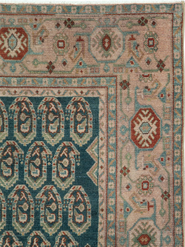 Vintage Persian Malayer Accent Rug, No.28598 - Galerie Shabab