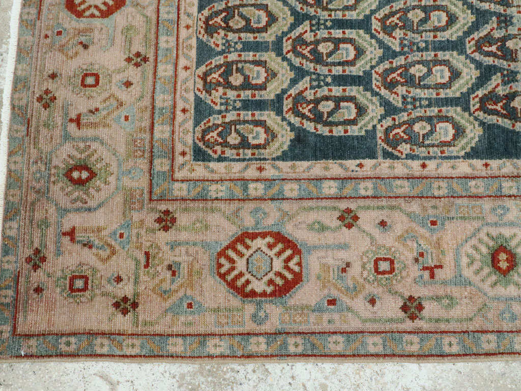 Vintage Persian Malayer Accent Rug, No.28598 - Galerie Shabab