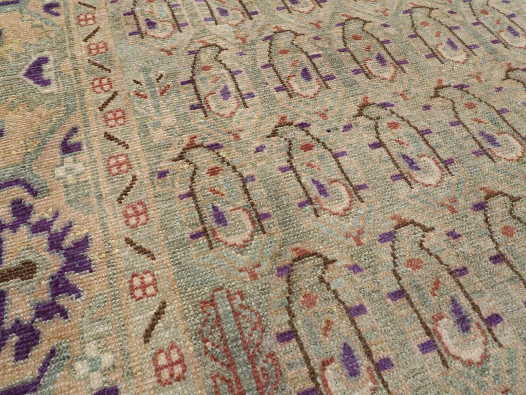 Vintage Persian Malayer Accent Rug, No.28599 - Galerie Shabab