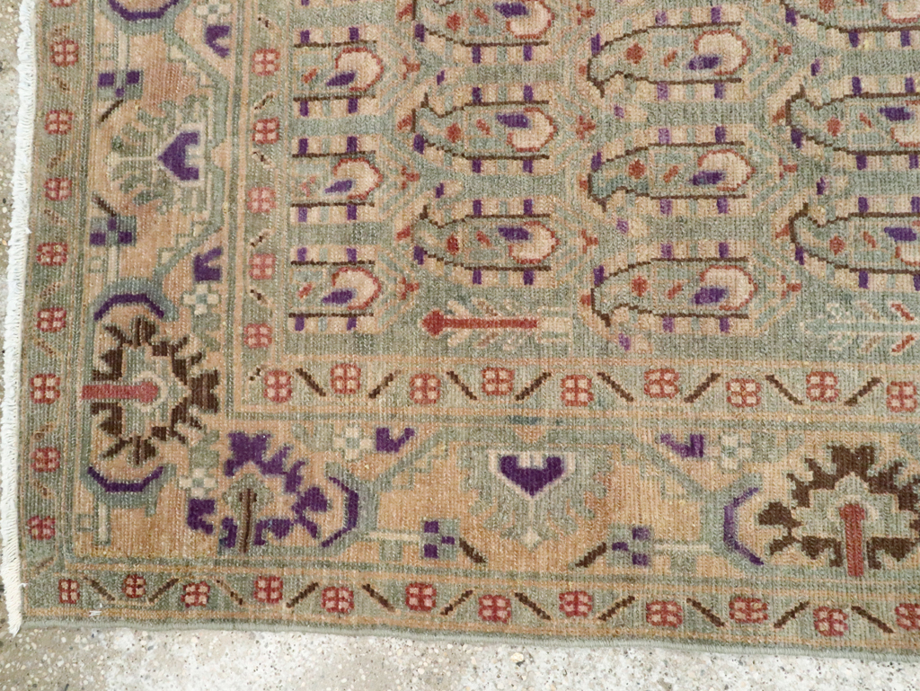 Vintage Persian Malayer Accent Rug, No.28599 - Galerie Shabab