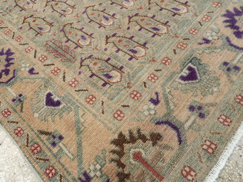 Vintage Persian Malayer Accent Rug, No.28599 - Galerie Shabab