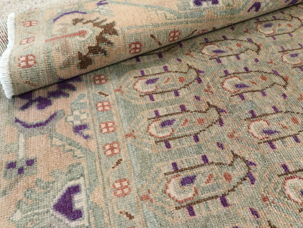 Vintage Persian Malayer Accent Rug, No.28599 - Galerie Shabab