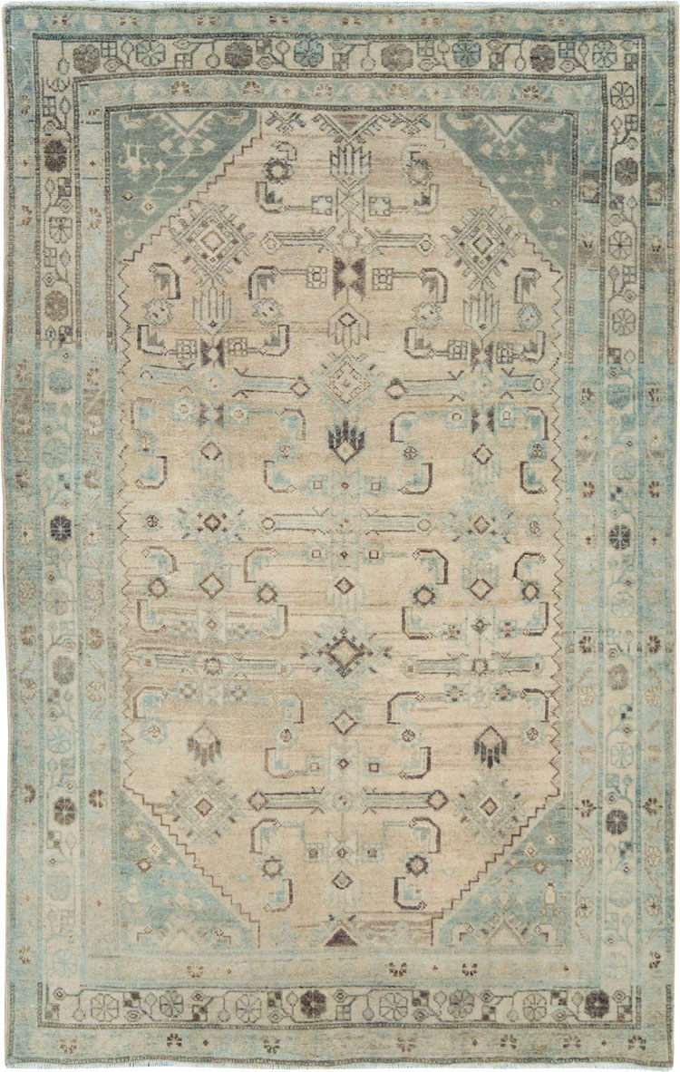 Vintage Persian Malayer Rug, No.28601 - Galerie Shabab