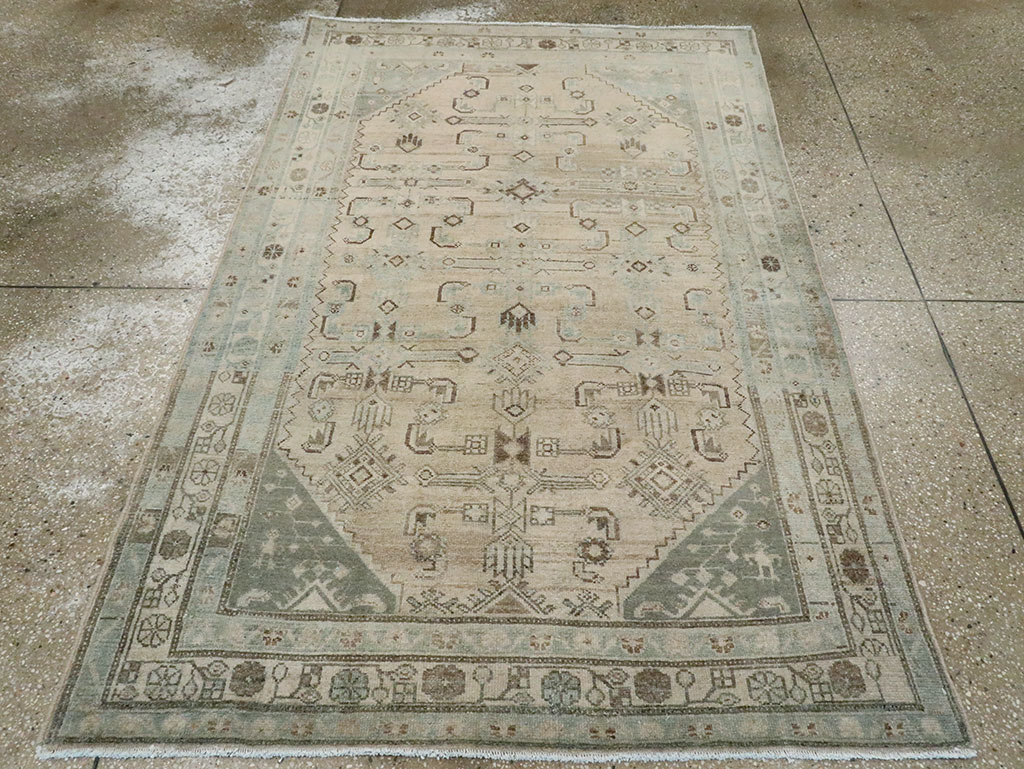 Vintage Persian Malayer Rug, No.28601 - Galerie Shabab