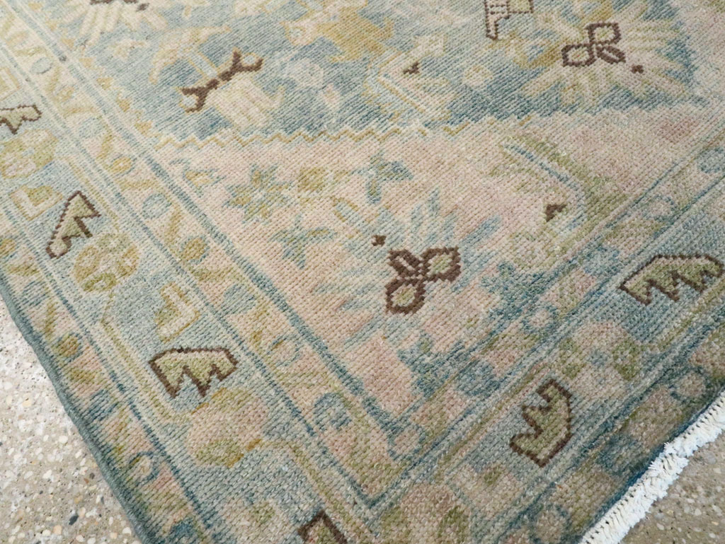 Vintage Persian Malayer Throw Rug, No.28602 - Galerie Shabab