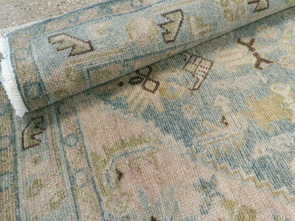 Vintage Persian Malayer Throw Rug, No.28602 - Galerie Shabab
