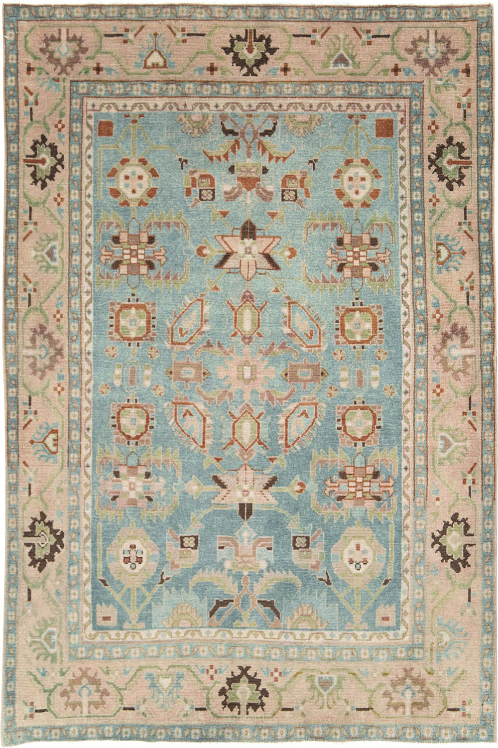 Vintage Persian Malayer Accent Rug (Pair: 2 of 2), No.28604 - Galerie Shabab