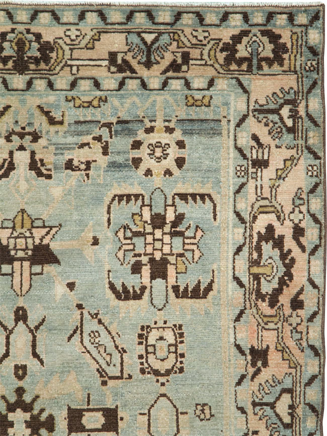 Vintage Persian Malayer Accent Rug, No.28608 - Galerie Shabab