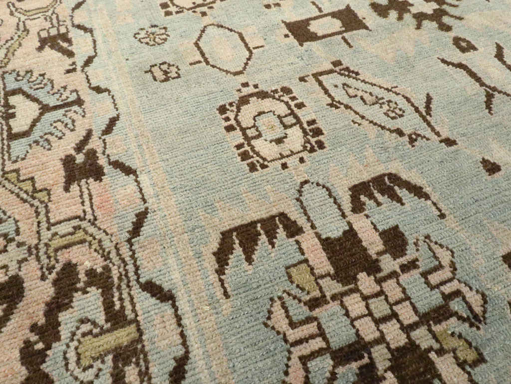 Vintage Persian Malayer Accent Rug, No.28608 - Galerie Shabab