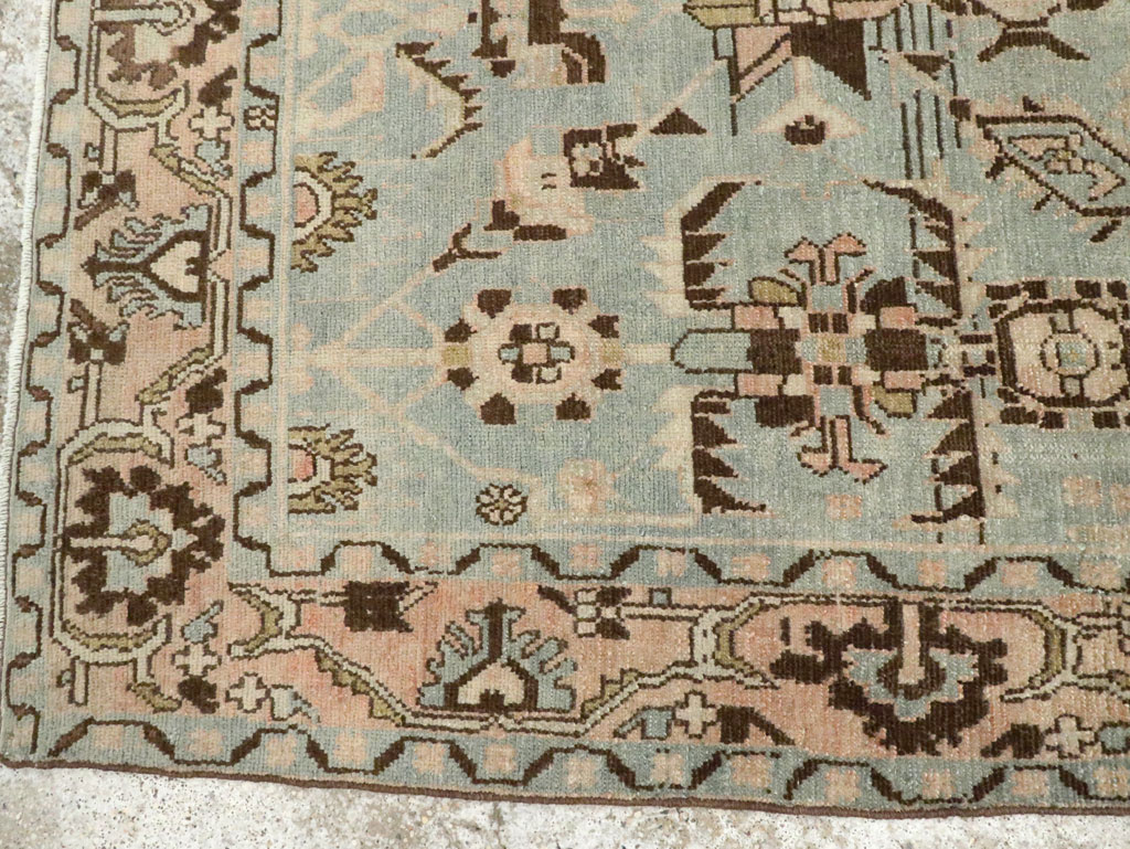 Vintage Persian Malayer Accent Rug, No.28608 - Galerie Shabab