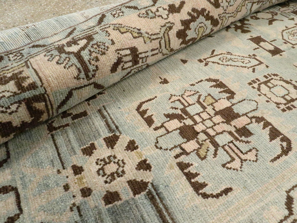 Vintage Persian Malayer Accent Rug, No.28608 - Galerie Shabab