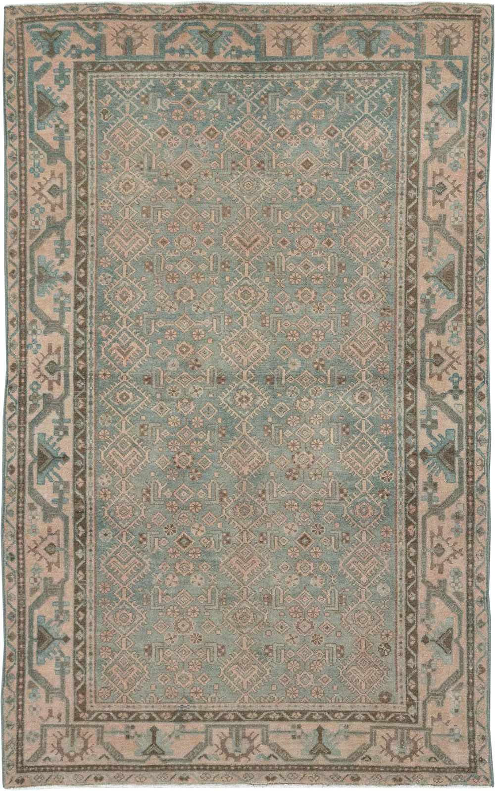 Vintage Persian Malayer Rug, No.28610 - Galerie Shabab