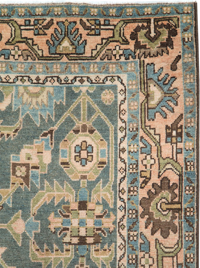 Vintage Persian Malayer Accent Rug, No.28611 - Galerie Shabab