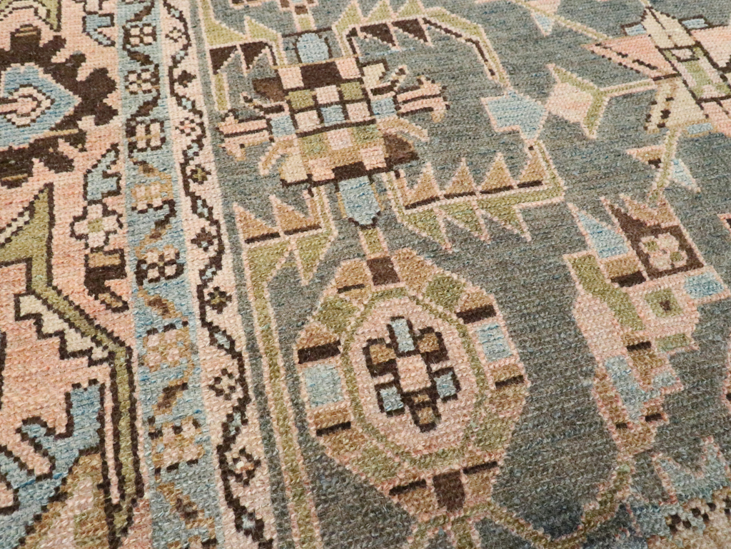 Vintage Persian Malayer Accent Rug, No.28611 - Galerie Shabab