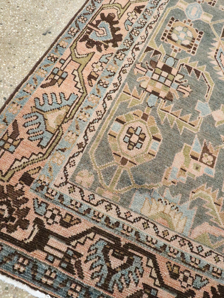 Vintage Persian Malayer Accent Rug, No.28611 - Galerie Shabab